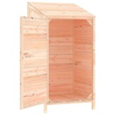 vidaXL Tuinschuur 55x52x112 cm massief vurenhout