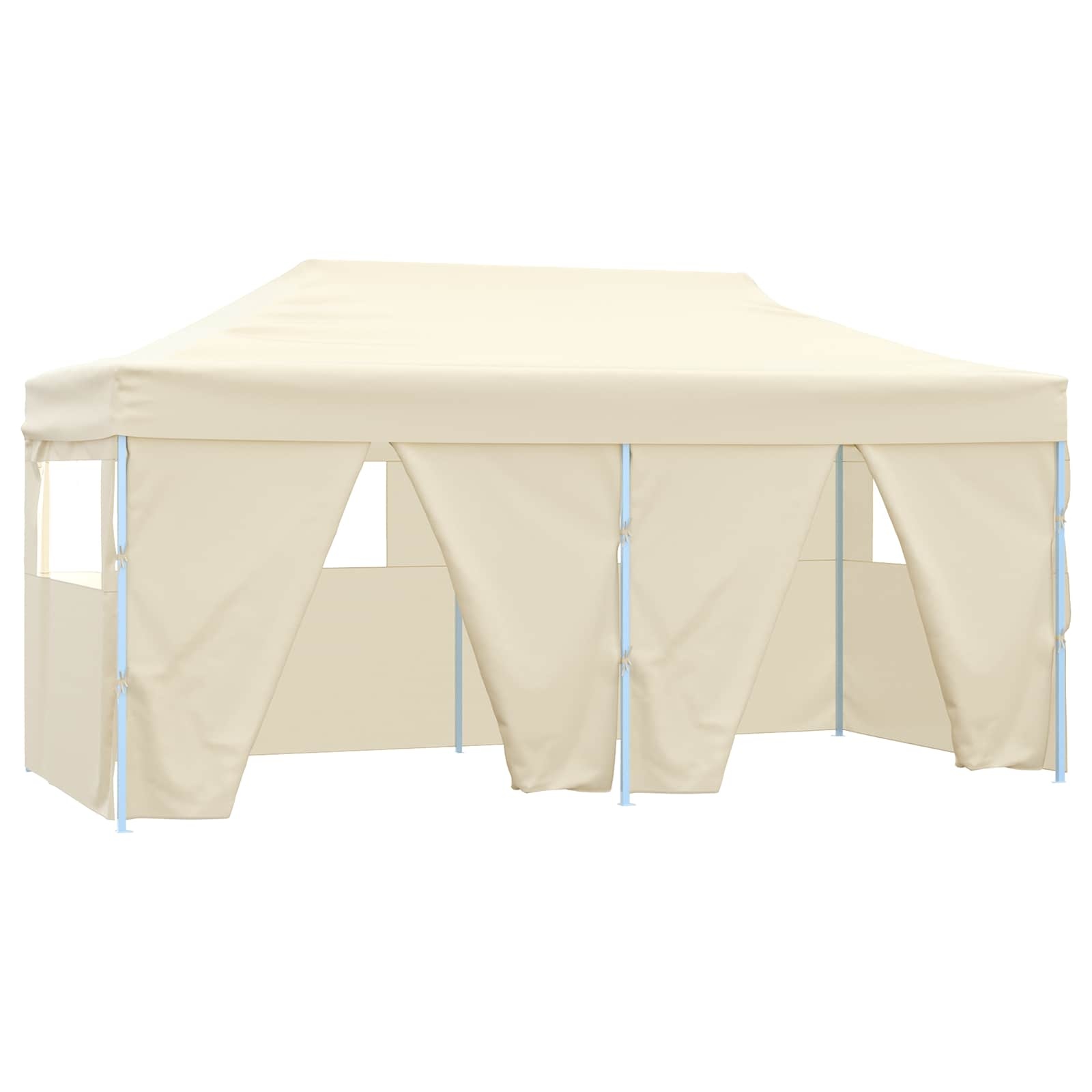 vidaXL Partytent 291 x 580 x 315 cm Crèmekleurig Oxford Stof