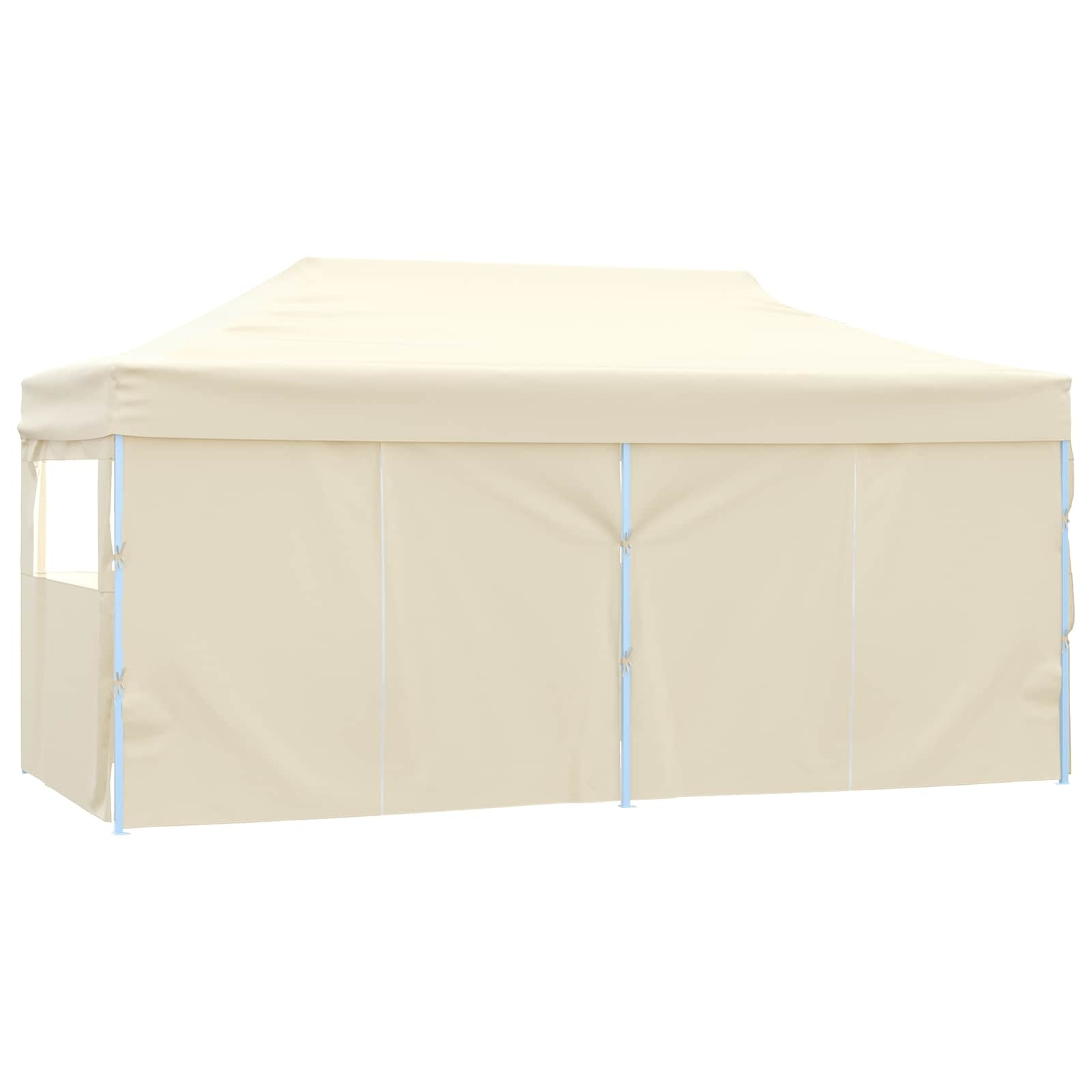 vidaXL Partytent 291 x 580 x 315 cm Crèmekleurig Oxford Stof