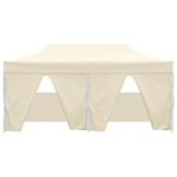 vidaXL Partytent 291 x 580 x 315 cm Crèmekleurig Oxford Stof