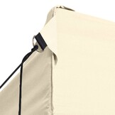 vidaXL Partytent 291 x 580 x 315 cm Crèmekleurig Oxford Stof