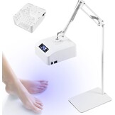 Nagellamp, 48 W uv-led-nagellamp met 22 drogerballen voor gelnagellak met automatische sensor en lcd-display voor manicure thuis en cosmeticacentra