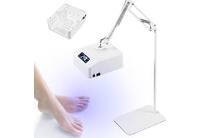 Nagellamp, 48 W uv-led-nagellamp met 22 drogerballen voor gelnagellak met automatische sensor en lcd-display voor manicure thuis en cosmeticacentra