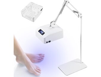 Nagellamp, 48 W uv-led-nagellamp met 22 drogerballen voor gelnagellak met automatische sensor en lcd-display voor manicure thuis en cosmeticacentra