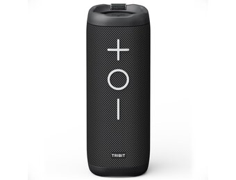 TRIBIT StormBox 2 Bluetooth-luidspreker met 34W 360° Surround Sound, XBass Tech, 24 uur speeltijd, IPX7 waterdicht, Bluetooth 5.3, TWS-koppeling draagbare draadloze luidspreker voor buiten