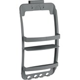 WENKO Gomo kleerhanger, kunststof, grijs, 2,5 x 0,2 x 500 cm