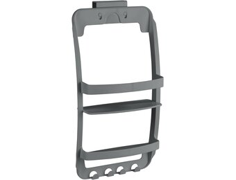 WENKO Gomo kleerhanger, kunststof, grijs, 2,5 x 0,2 x 500 cm