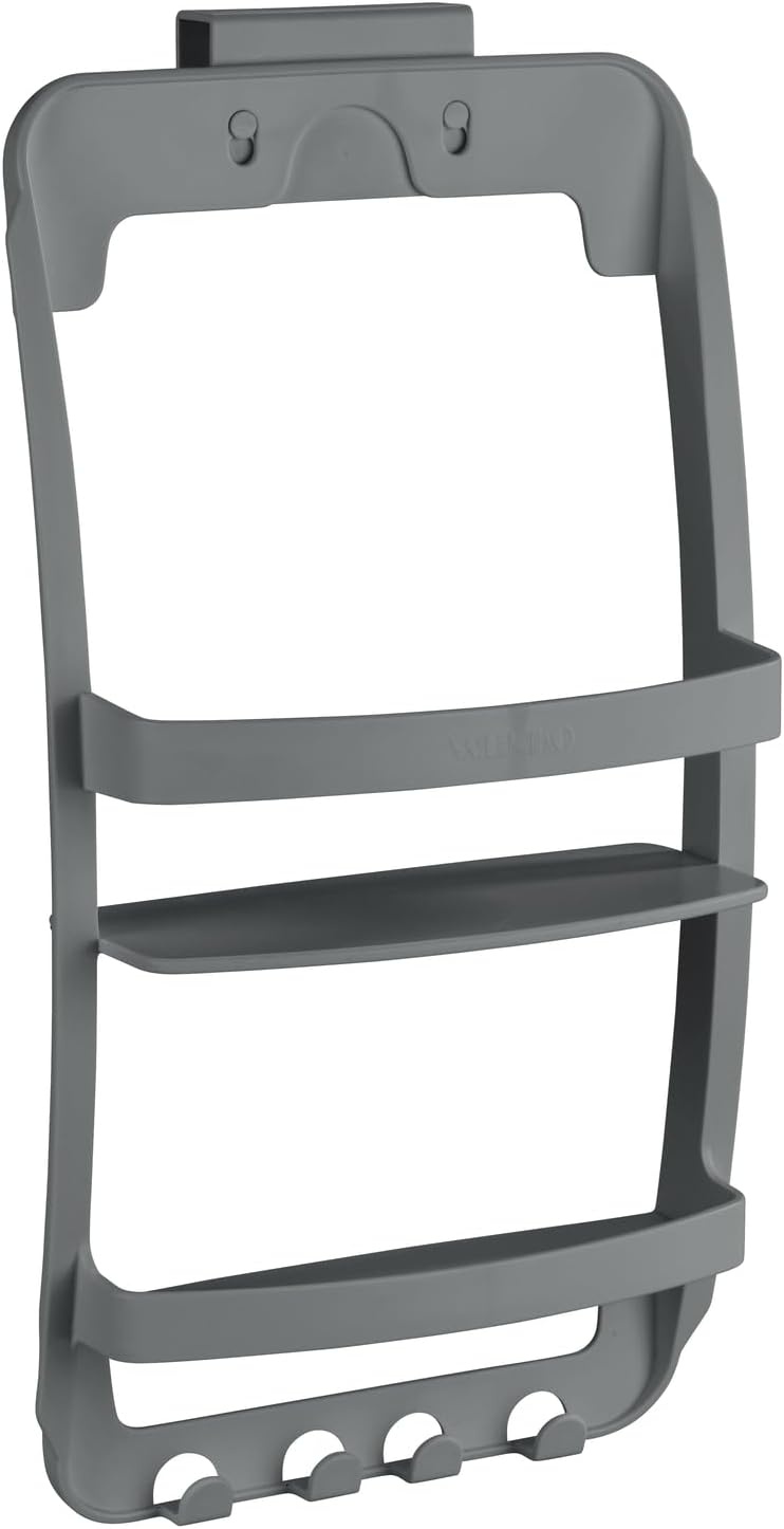 WENKO Gomo kleerhanger, kunststof, grijs, 2,5 x 0,2 x 500 cm