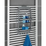 WENKO Gomo kleerhanger, kunststof, grijs, 2,5 x 0,2 x 500 cm