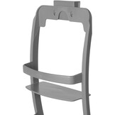 WENKO Gomo kleerhanger, kunststof, grijs, 2,5 x 0,2 x 500 cm
