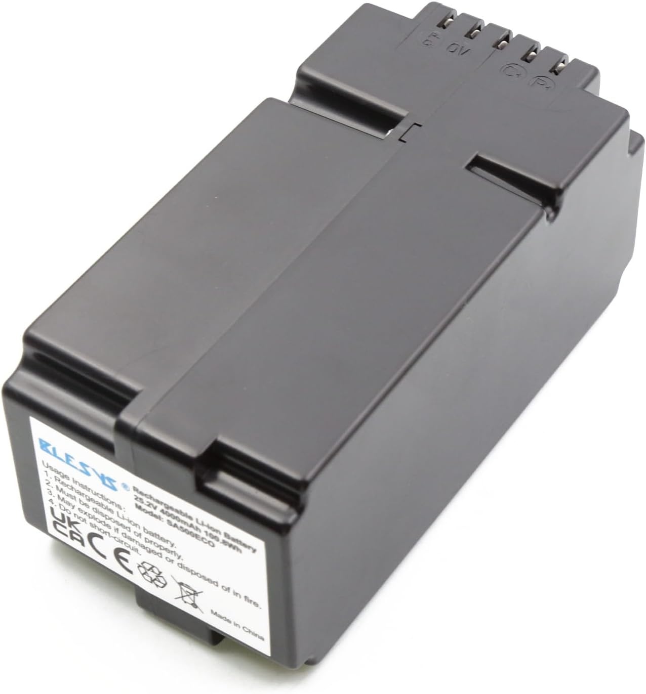 BLESYS 3900mAh Batterij voor Yard Force SA500ECO SA600H SA800PRO SA900 SC600ECO SA650ECO NX60i X50i Robot grasmaaier 25.5V 98.28Wh 862615 862617 862618 Reservebatterij