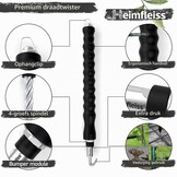 Heimfleiss® Drillapparaat driller + rodeldraad 1,0 x 140 mm (1000 stuks) - hoogwaardige set van draadbinders rodeltang & binddraad steeksluiting - koperen draadsluiting oogdraad drill draad