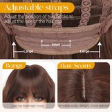 Sofeiyan Korte Golvende Bob Pruik met Bangs Vrouwen 30 cm Synthetische Pruik voor Vrouwen Natuurlijke Krullende Pruik voor Cosplay Dagelijks Feest Halloween,Regenboog