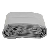 vidaXL Dekzeil 650 g/m² 4x6 m grijs