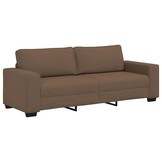 vidaXL 3-zitsbank bruin 180 cm stof