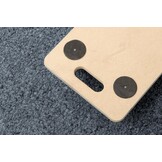 Metafranc Transportroller 590 x 290 mm - 200 kg draagkracht - MDF-plaat - PP-wielen/meubelroller/transporthulp voor verhuizing/rolwagen voor meubeltransport/kratenroller van hout / 820040