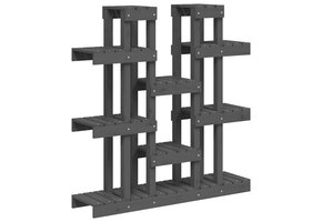 Plantenstandaard Grenenhout Grijs 104,5x25x109,5 cm - 54% Korting