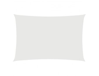 vidaXL Zonnescherm rechthoekig 2x4 m oxford stof wit