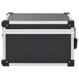 vidaXL Cd-koffer voor 40 cd's aluminium ABS zwart