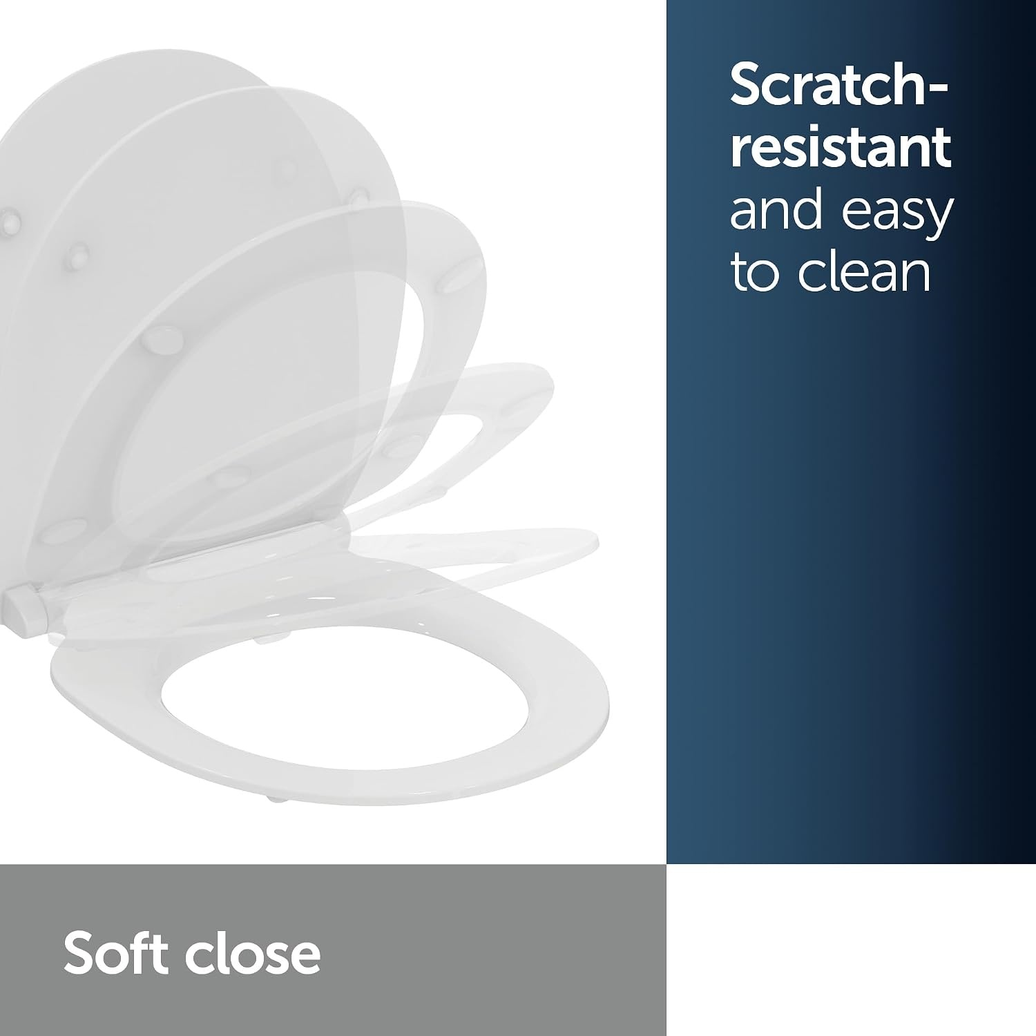 Ideal Standard Universal Closetzitting Slim Ovaal - Wit met SmartGuard+
