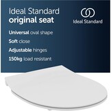 Ideal Standard Universal Closetzitting Slim Ovaal - Wit met SmartGuard+
