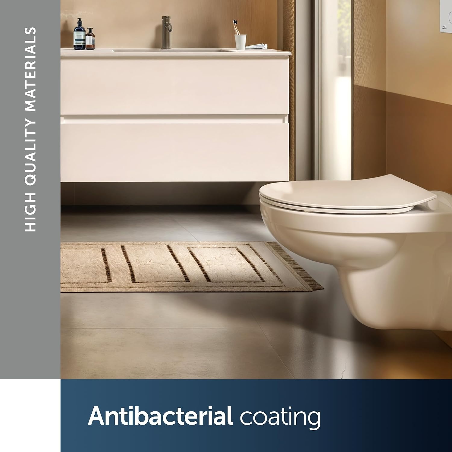 Ideal Standard Universal Closetzitting Slim Ovaal - Wit met SmartGuard+