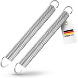 Garagepoortveer Set 535x50x6,3 mm - 2 Stuks Trekveren - 150kg Trekkracht