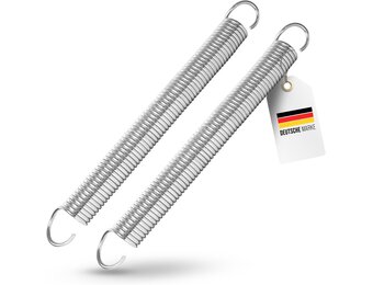 Garagepoortveer Set 535x50x6,3 mm - 2 Stuks Trekveren - 150kg Trekkracht