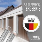 Garagepoortveer Set 535x50x6,3 mm - 2 Stuks Trekveren - 150kg Trekkracht