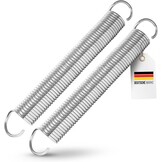 Garagepoortveer Set 535x50x6,3 mm - 2 Stuks Trekveren - 150kg Trekkracht
