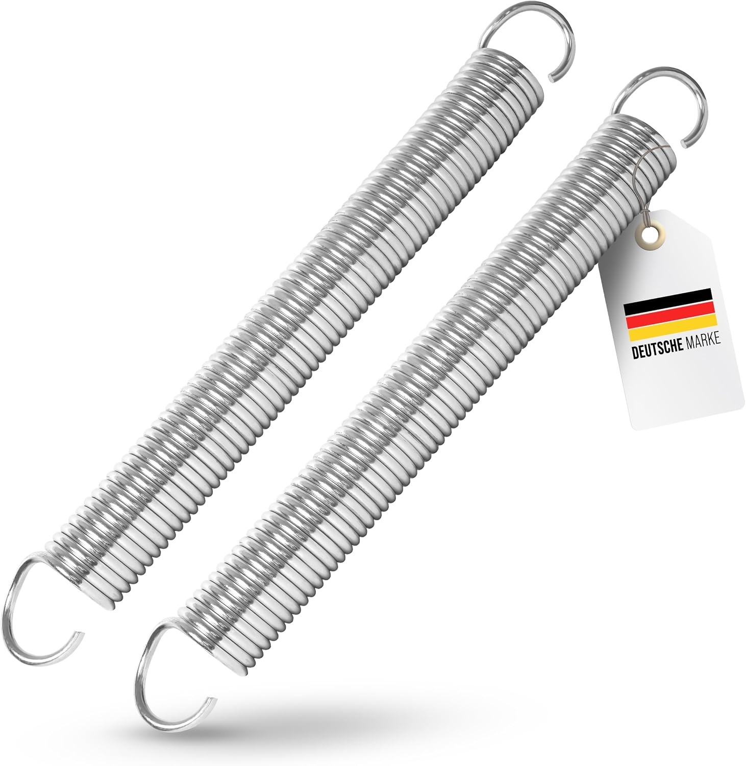 Garagepoortveer Set 535x50x6,3 mm - 2 Stuks Trekveren - 150kg Trekkracht