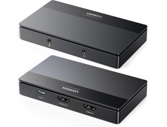 UGREEN Video Capture Card 4K met Loop-out, 1080P Opname, Audio- en Microfooningang