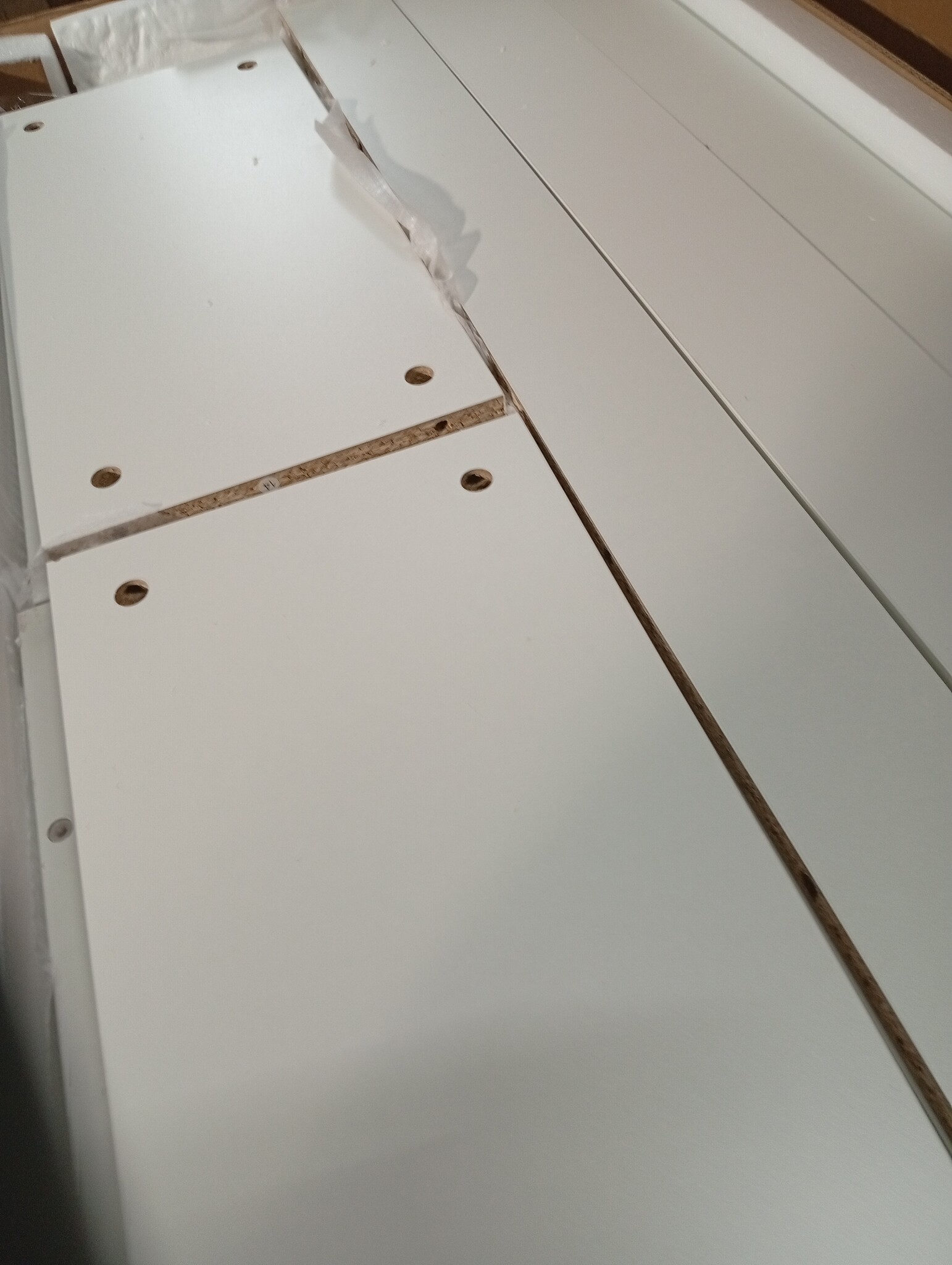 vidaXL Bartafel met schap 110x50x103 cm wit