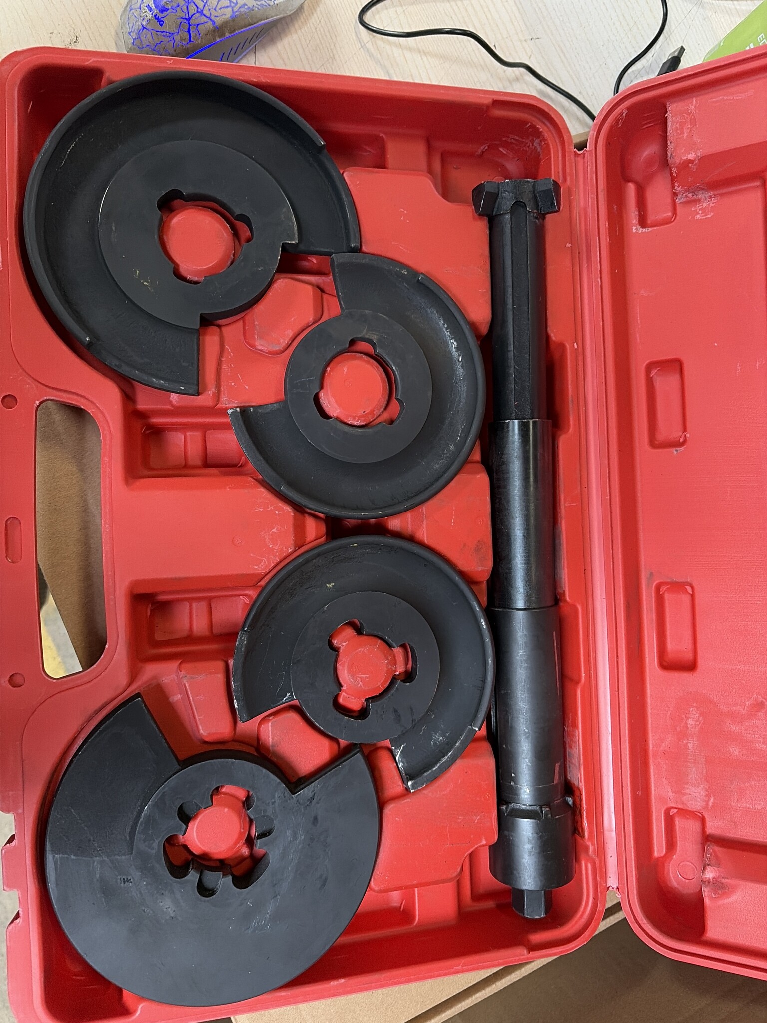 Verencompressor set voor Mercedes-Benz en diverse auto's - Telescopische veerspanner