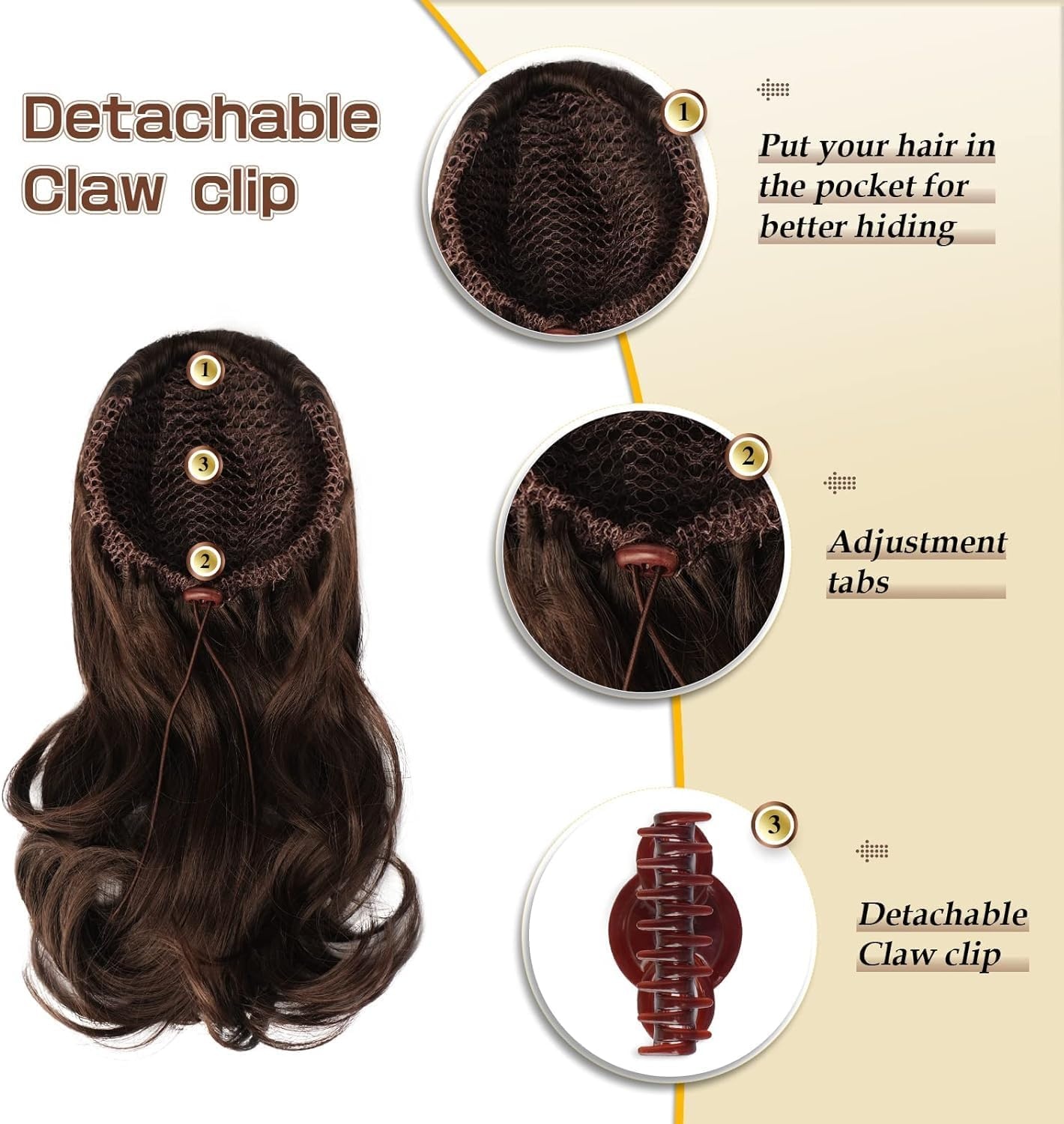 Sofeiyan Clip-in Paardenstaart 13 Inch 33 cm - 1501#