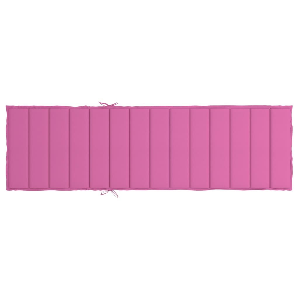 vidaXL Ligbedkussen oxford stof roze