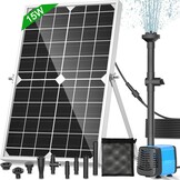 15W Solar Vijverpomp en Fontein 720L/U met 4 Sproeikoppen