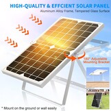 Zonnevijverpomp 15W 720L/U met 4 Sproeikoppen | 34% Korting
