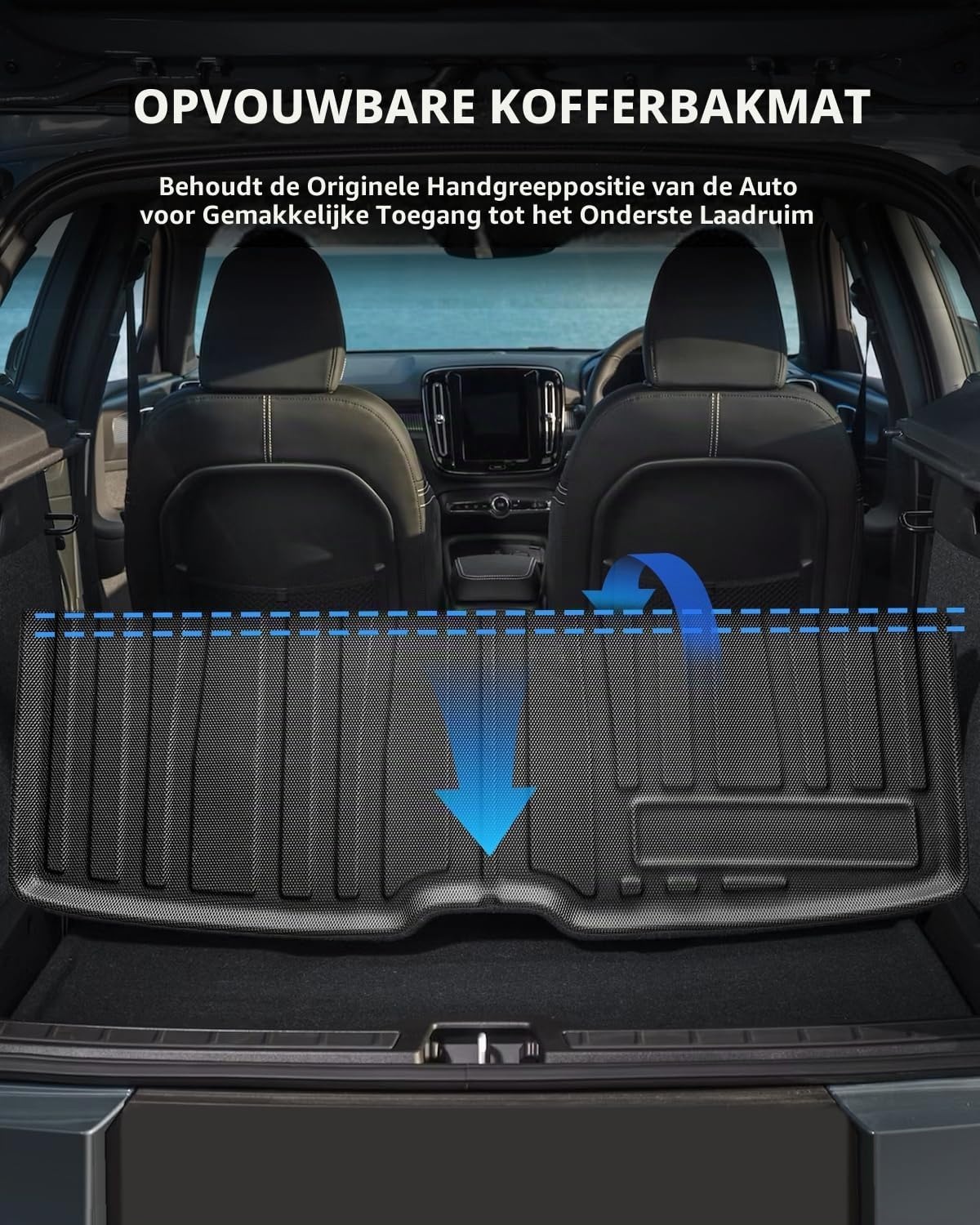 TPE Kofferbakmatten voor Volvo XC40 / C40 Recharge 2018-2026