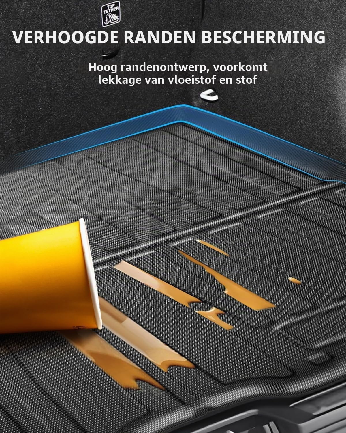 TPE Kofferbakmatten voor Volvo XC40 / C40 Recharge 2018-2026