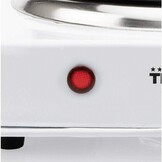 Tristar KP-6245 Dubbele Elektrische Kookplaat – 2 pits - Reglbare thermostaat -2500 Watt - Wit