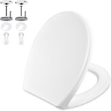 GRIFEMA - WC-hoes, toiletzitting, softclose, snelsluiting, ureumformaldehyde, wit, één [exclusief Amazon] - Maat 57.0 mm*446.0 mm*371.0 mm