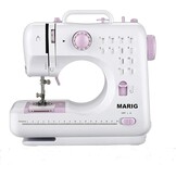 Naaimachine voor beginners met 2 dubbele draden naaien met 12 geïntegreerde naden huishoudelijke mini-naaimachine draagbare elektrische naaimachine