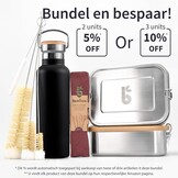 Bambaw 1000ml Roestvrijstalen Thermosfles, Milieuvriendelijke Herbruikbare Fles, Dubbelwandige Waterfles 1000ml, Metalen Drinkfles – Inktzwart