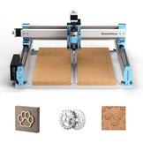 CNC Router Machine voor Hout, Acryl, MDF, Nylon frezen & snijden | 4040-PRO 3-assig | Werkgebied 400x400x78mm | GRBL-besturing
