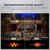 OneOdio A5 over-ear hoofdtelefoon, draadloos, Bluetooth, hybride actieve ruisonderdrukking, Hi-Res LDAC audio, 75 uur batterij, Bluetooth 5.4, heldere oproepen, spelmodus, snel opladen voor pc, reizen