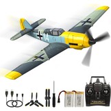 BF-109 RC vliegtuig, 2,4 GHz 4-CH op afstand bestuurbaar vliegtuig Warbird Aerobatics vliegtuig RTF met Xpilot gyroscoopsysteem voor volwassenen beginners