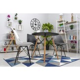 TODI ronde eettafel - 80cm - zwart