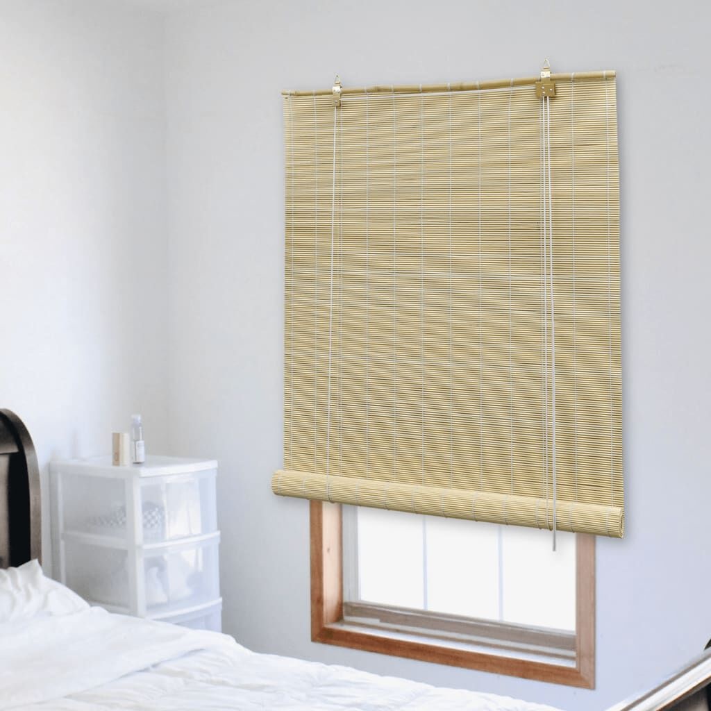 vidaXL Rolgordijn 100x220 cm bamboe naturel