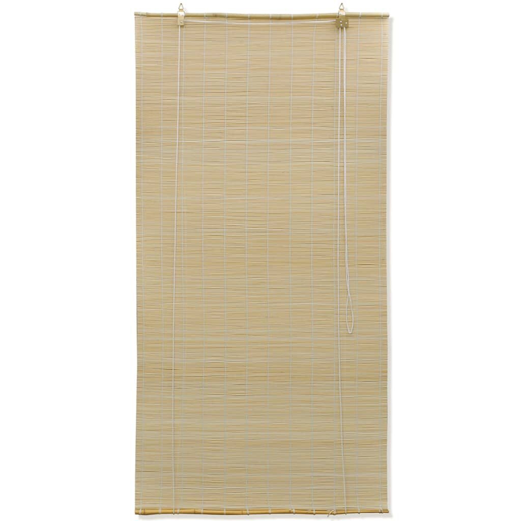 vidaXL Rolgordijn 100x220 cm bamboe naturel